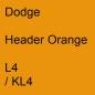 Preview: Dodge, Header Orange, L4 / KL4.